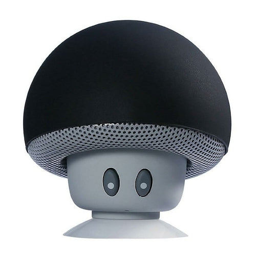 Portable Wireless Mushroom Bluetooth Speakers | Built-in Mic | Suction Cup | Compact Design | Gift