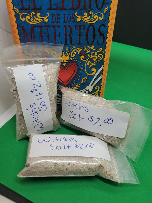 Witch's Salt | Protection & Purification | Altar Supplies | Spell Work | Repels Negativity | 1g