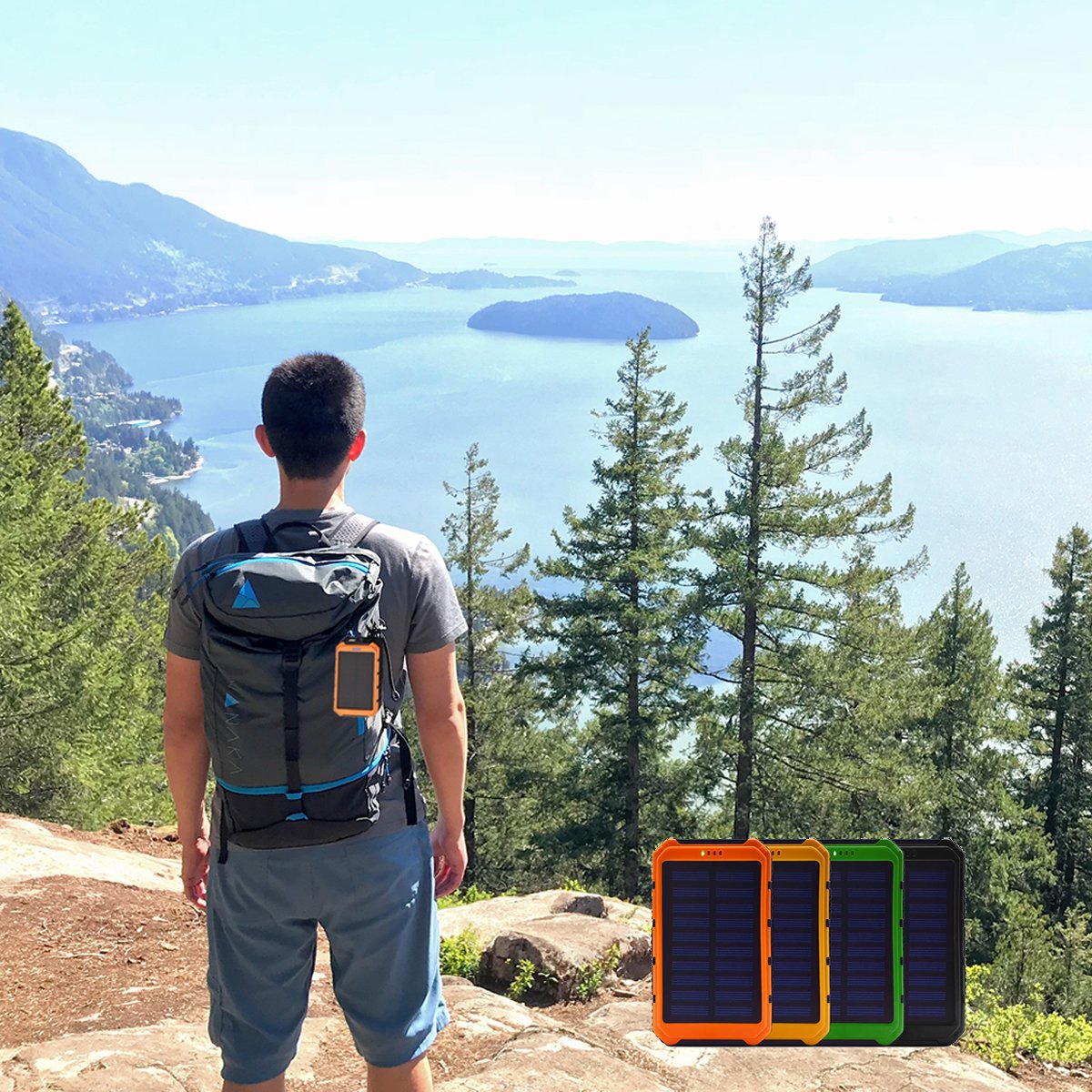Roaming Solar Power Bank | Portable Phone & Tablet Charger | Eco-Friendly | Outdoor Adventures | Travel