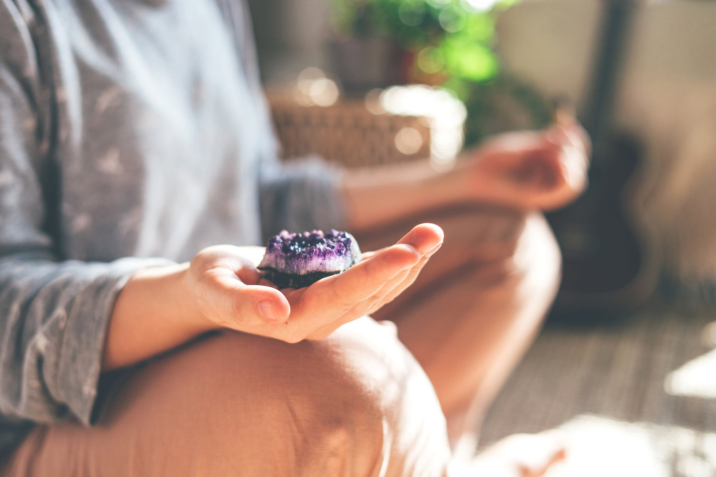 Grade A Amethyst Druzy Crystals | Purple Crystal Clusters | Brazil | Meditation & Home Decor